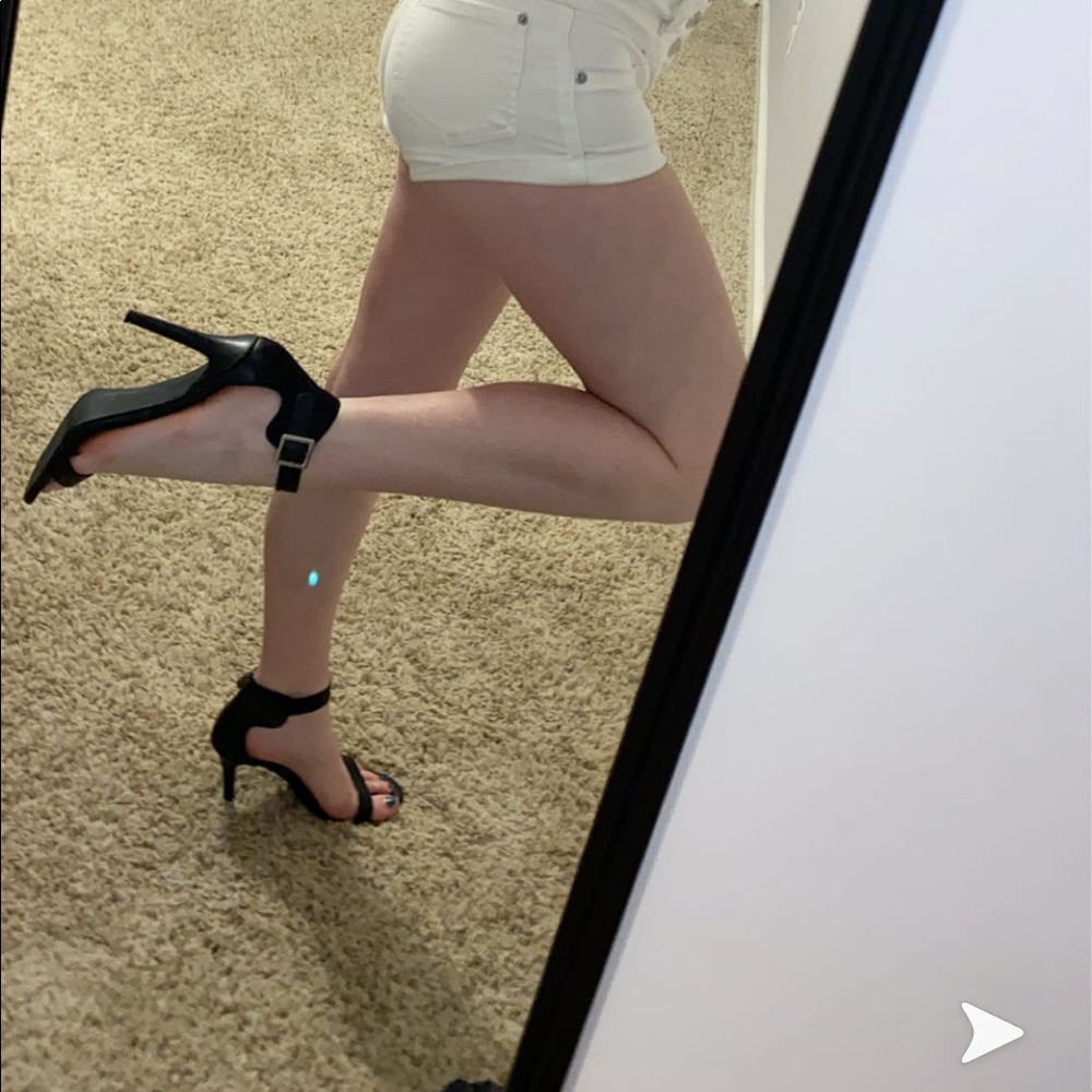 Black thin heels